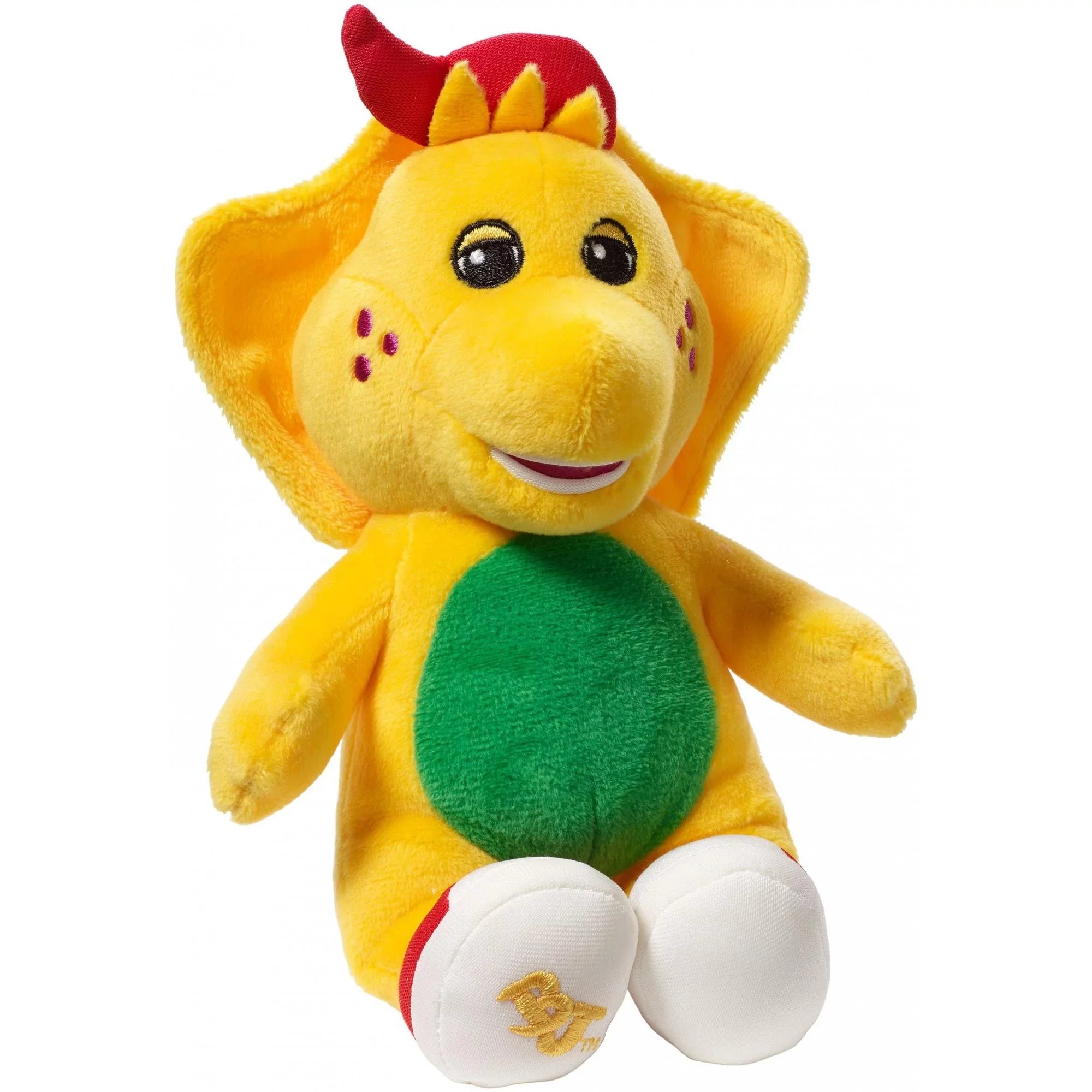 Barney Buddies BJ Yellow & Green Plush Dinosaur Figure