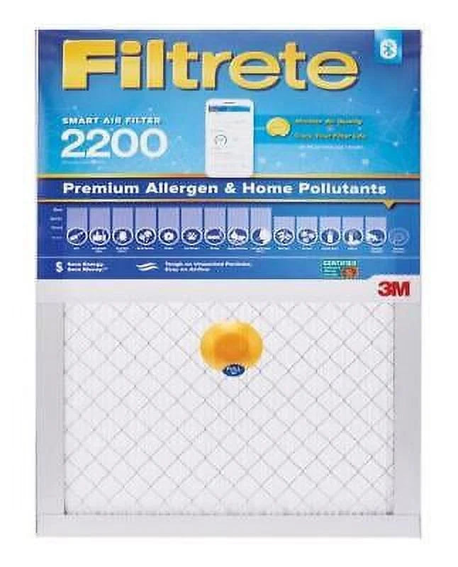 3M Filtrete 16 in. W X 25 in. H X 1 in. D Fiberglass 13 MERV Pleated Smart Air Filter (Pack of 4)