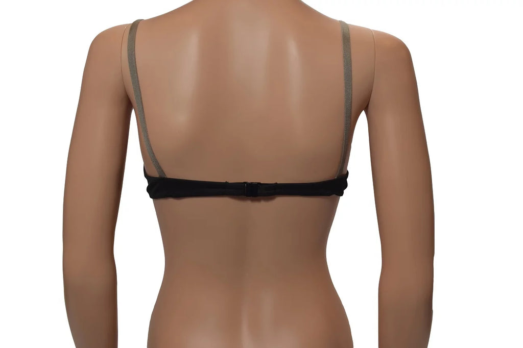 La Perla Black Padded Underwire Bikini Top M