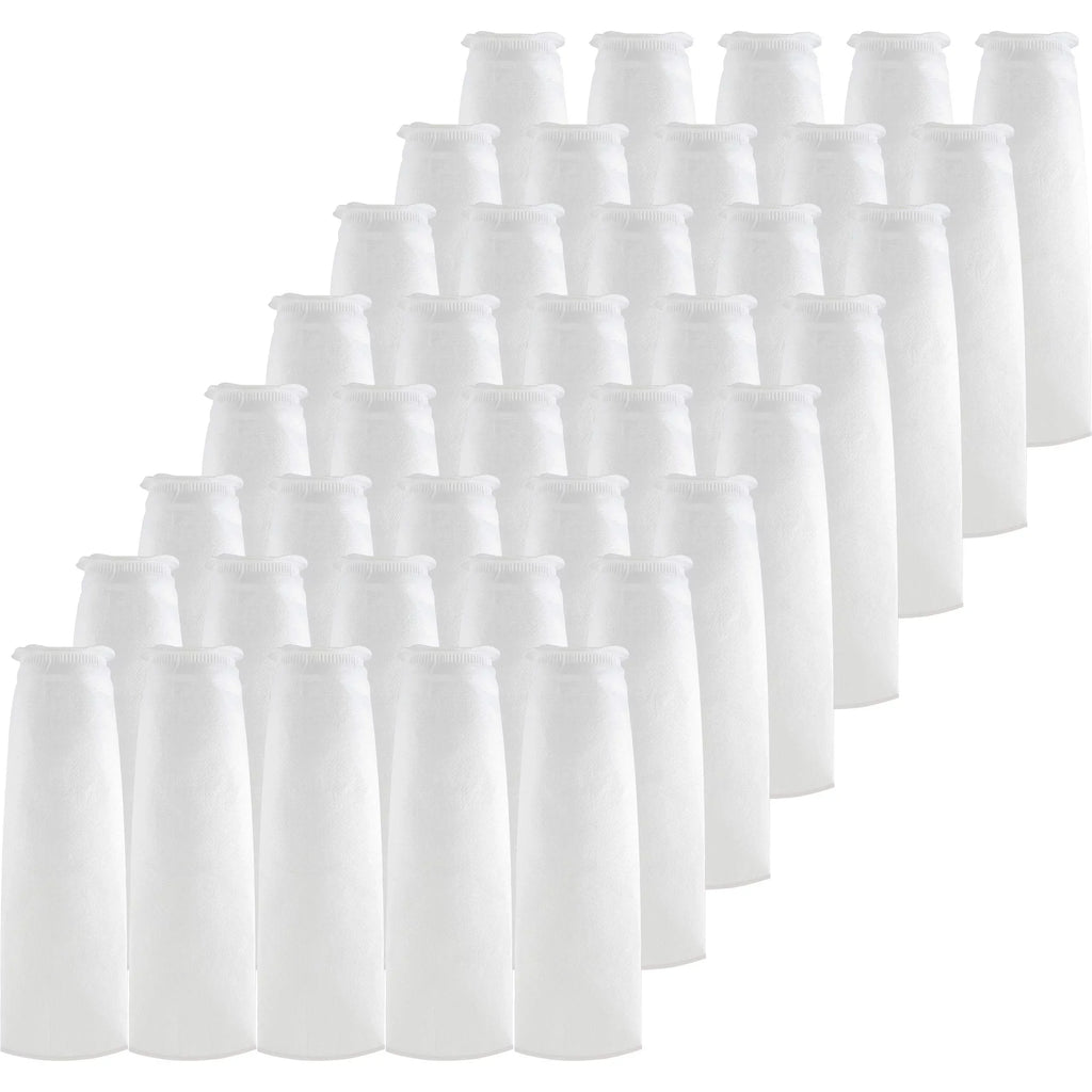 SpiroPure SP-BP-420-5 5 Micron #4 (20”) Glazed Polypropylene Felt Liquid Bag Filter BP-420-5 155386-03 (Case of 40)