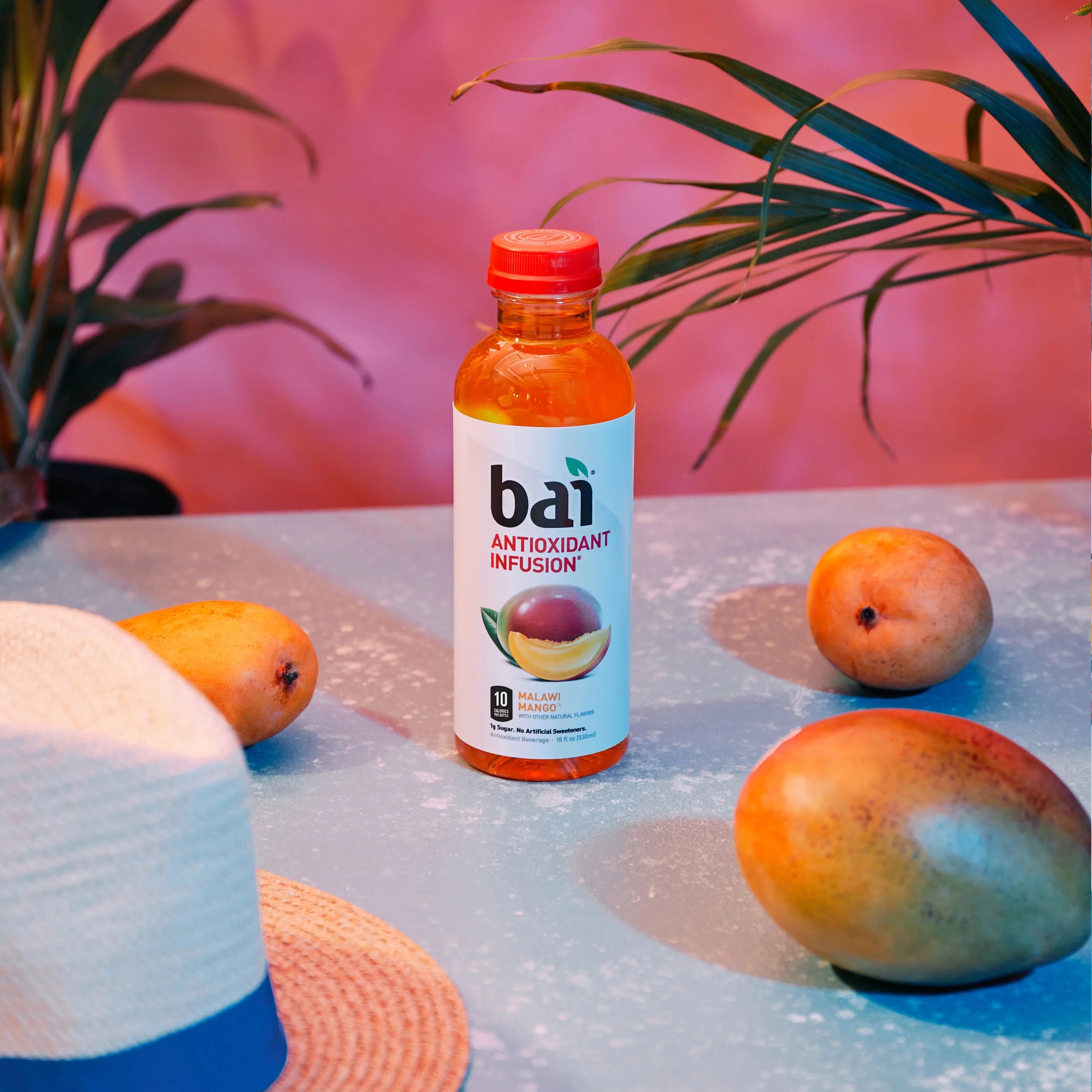 Bai Gluten-Free, Malawi Mango, Antioxidant Infused Drink, 18 Fl Oz, 12 Pack Bottles