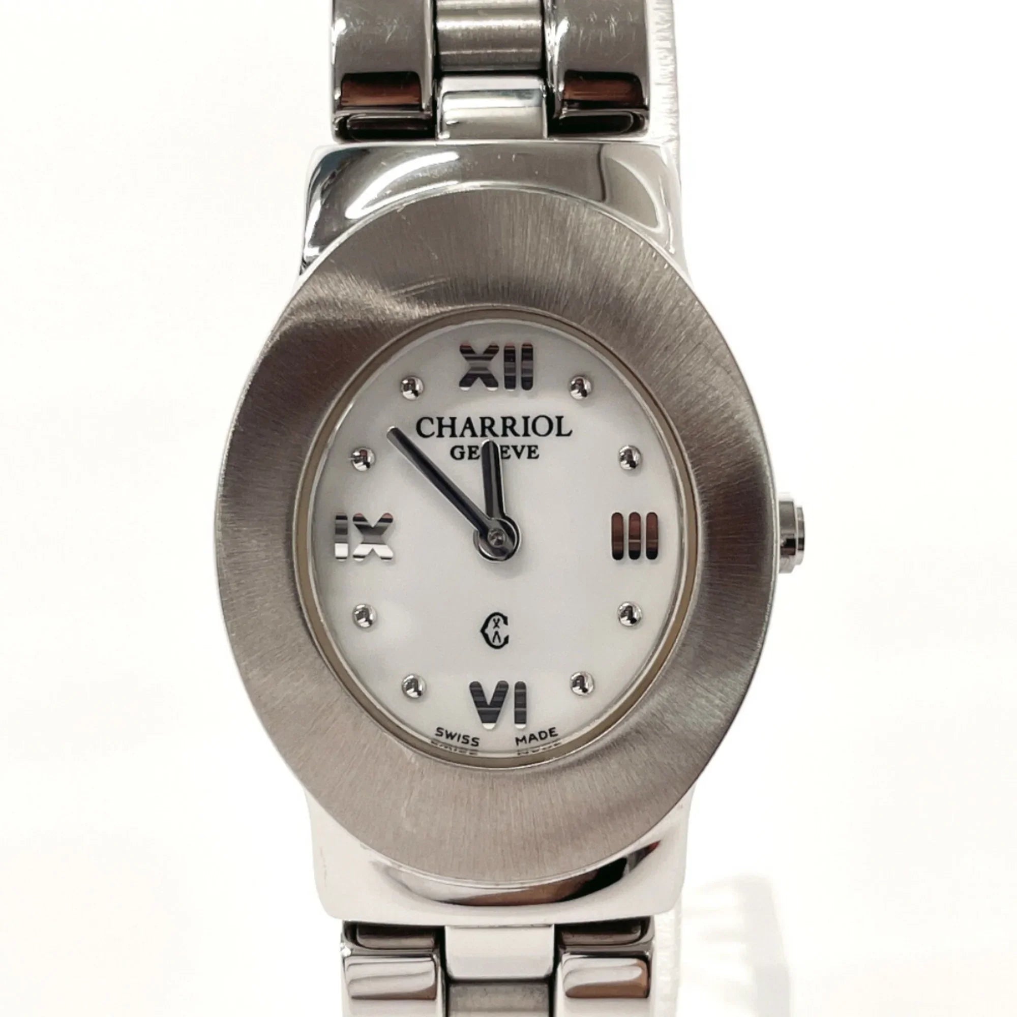 Pre-Owned Charriol Azzurro Watch Stainless Steel CHARRIOL AZURO300900 Women's Silver F3102467 (Good)