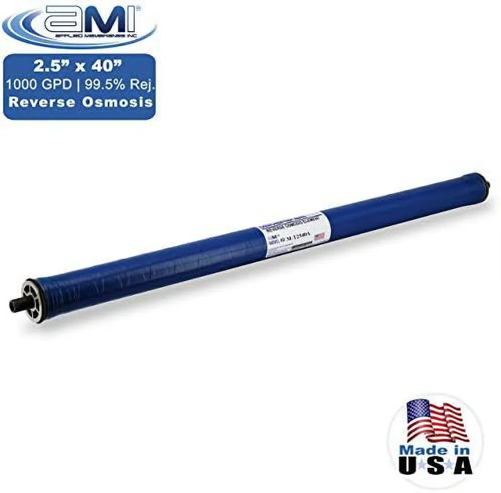 Reverse Osmosis Membrane For Tap Water | 1,000 GPD At 225 Psi | 99.5% Rejection | Replacement RO Membrane | M-T2540A