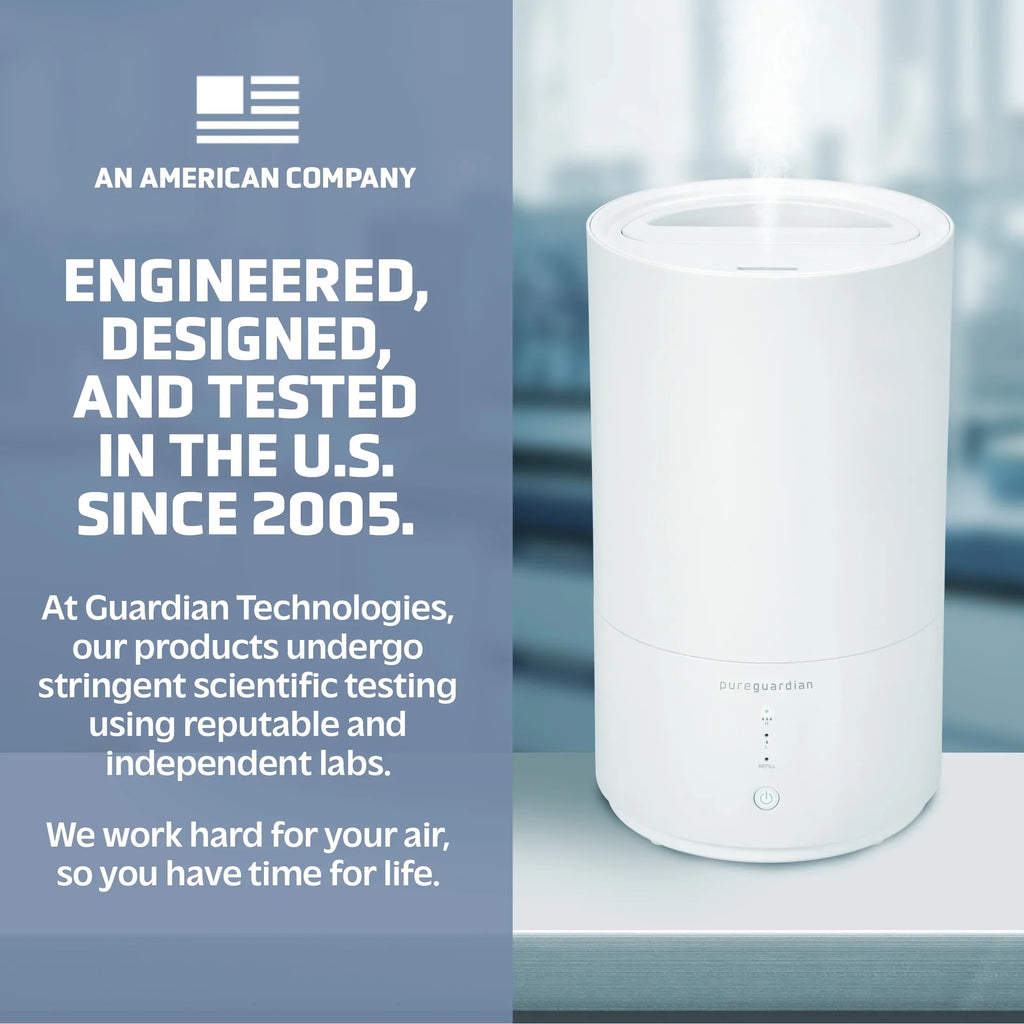 Pure Guardian 30-Hour 0.80 Gal. Cool Mist Ultrasonic Humidifier with Aroma Tray, 330 Sq. ft. H950AR