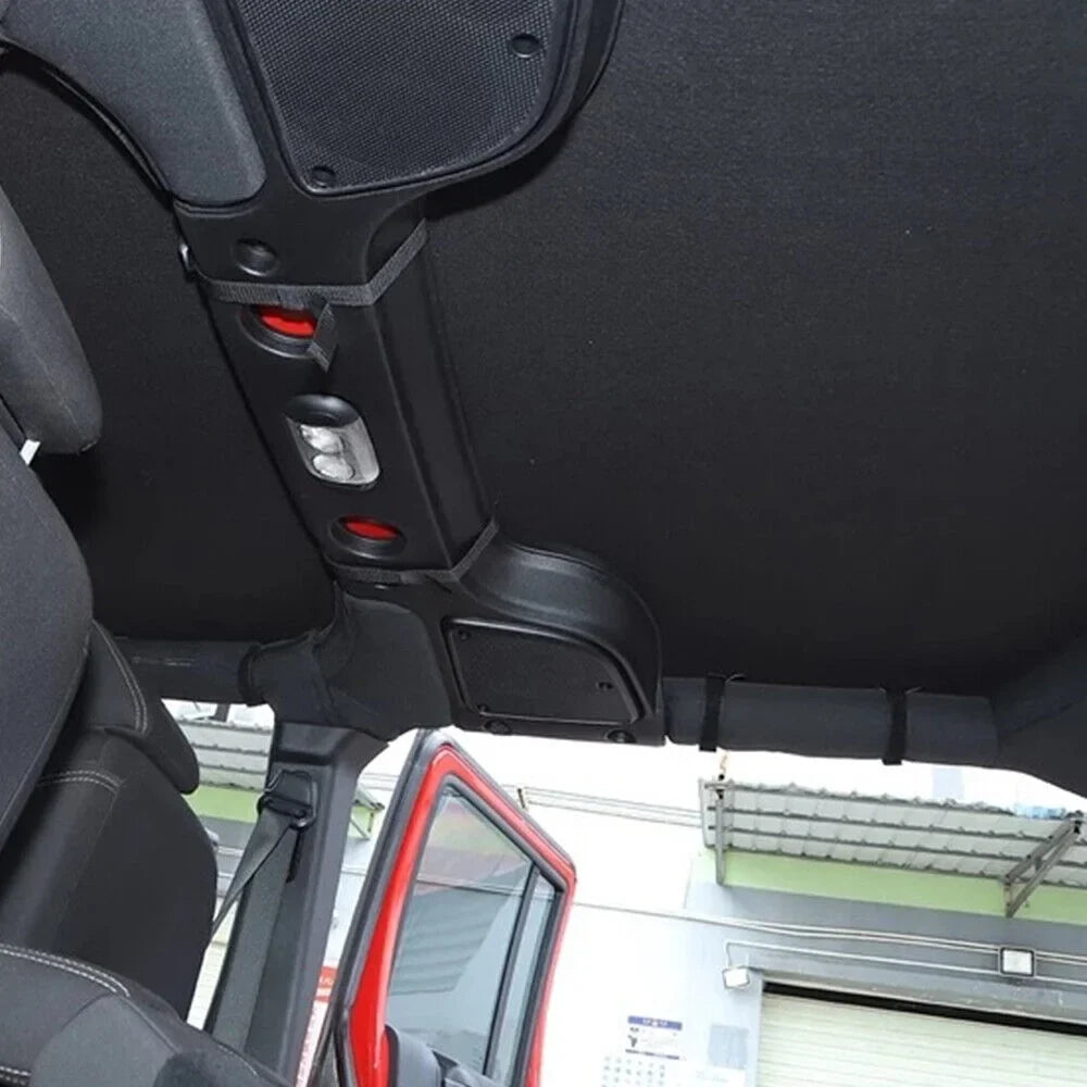 JLLOM Ultimate Leather Top Sunshade Protection for Jeep Wrangler JK JKU 07-18 - Shield Your Ride from Harsh Sunlight