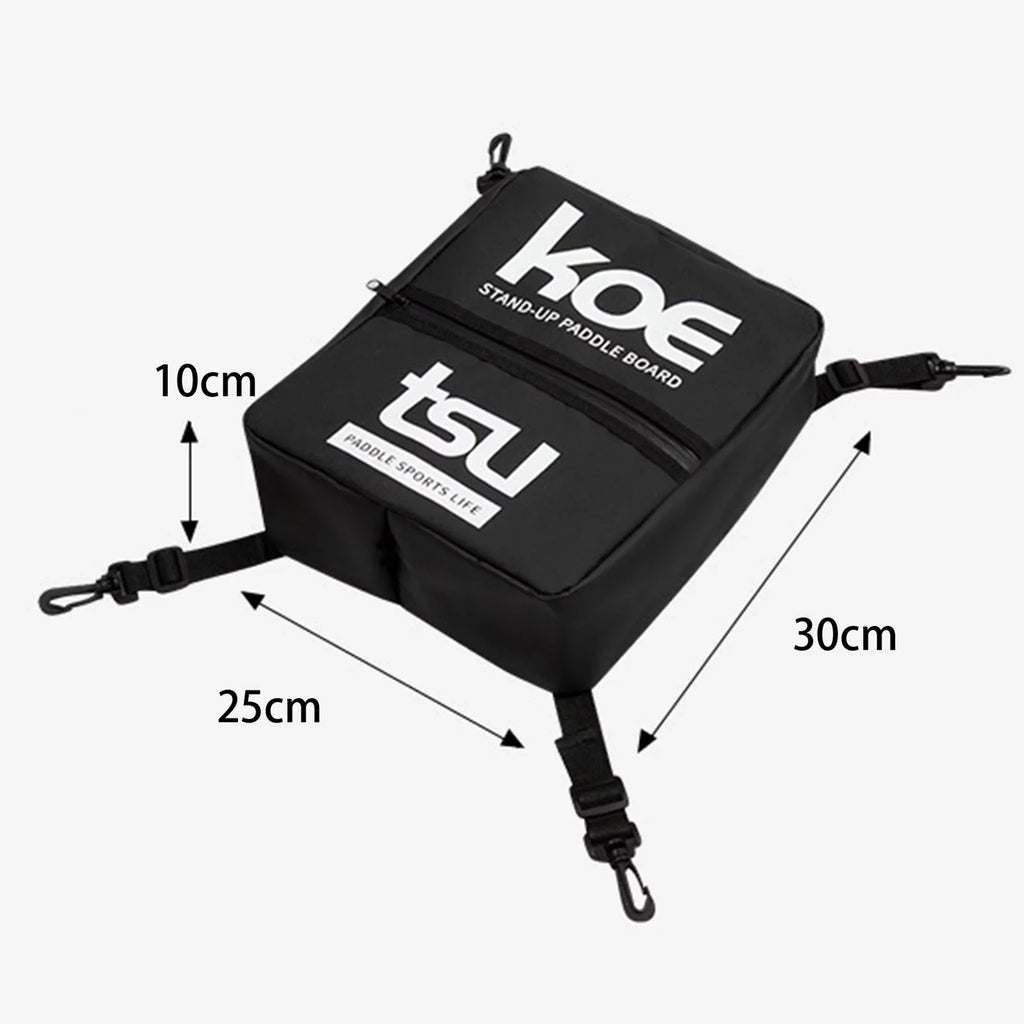 Paddle Board Deck Bag PU with Carry Handle for Surfing Kayaking Party