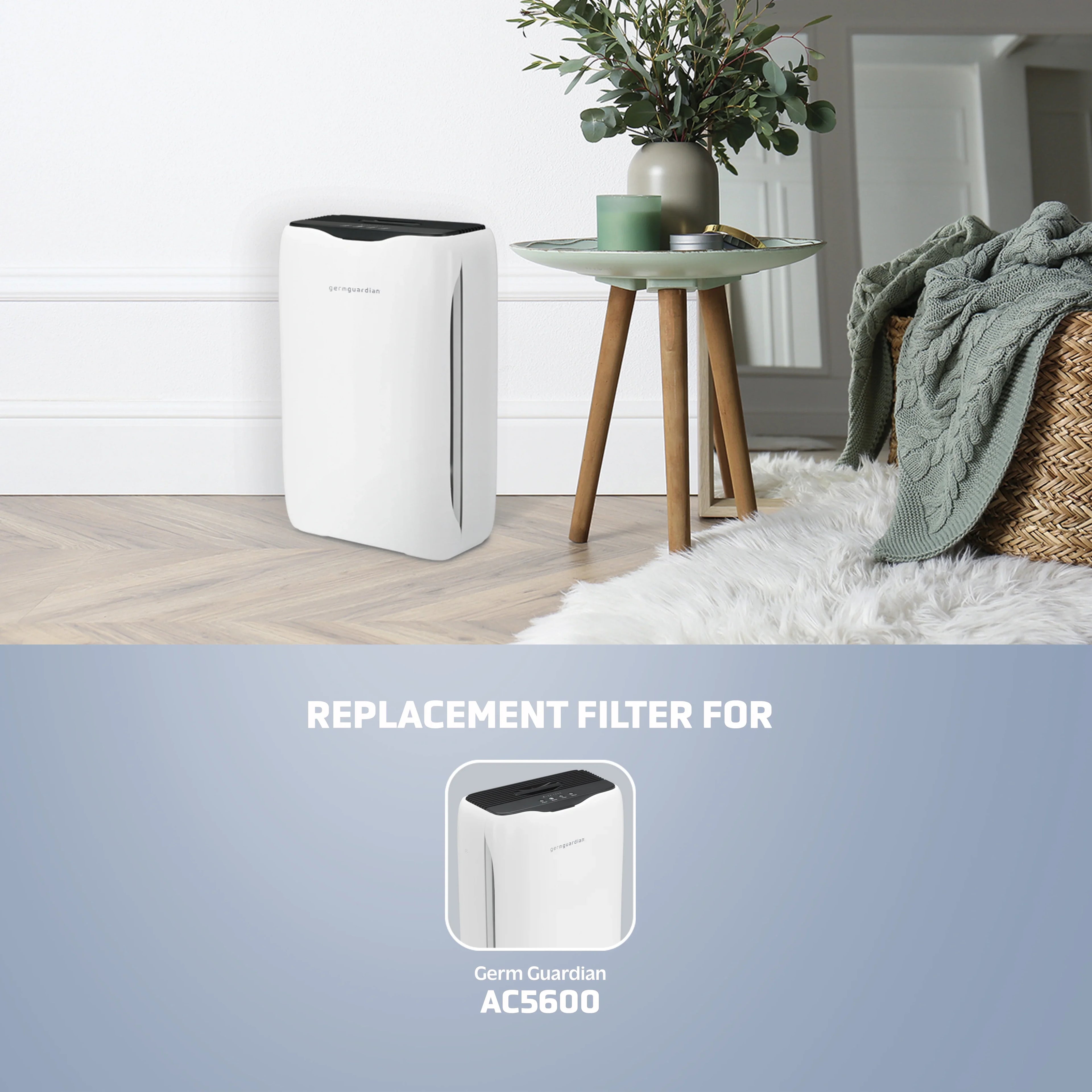 GermGuardian Filter N True HEPA Pure Replacement Filter for AC5600 Air Purifier, FLT5600