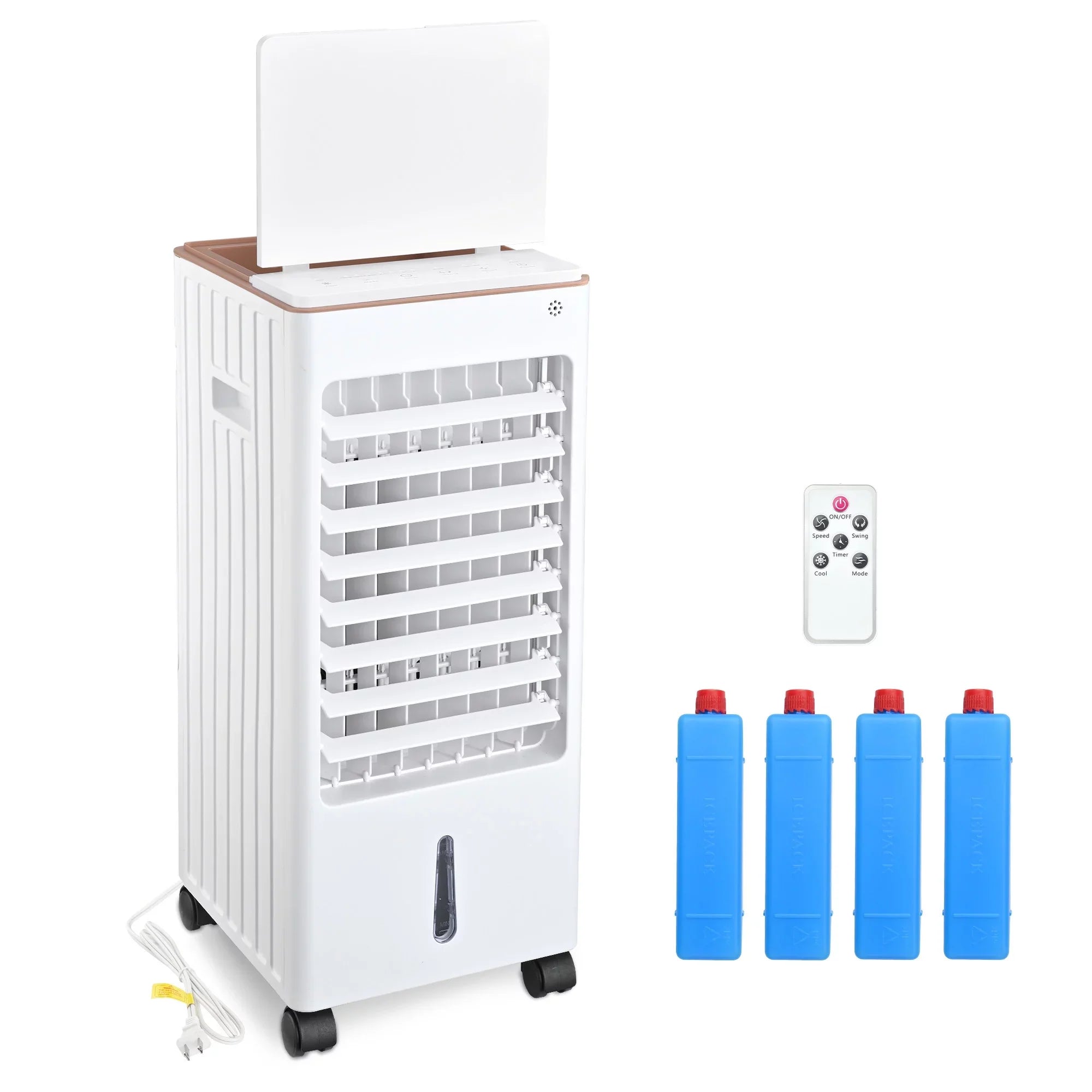 Versatile 3-in-1 Evaporative Air Cooler with Double Tanks - Stay Cool