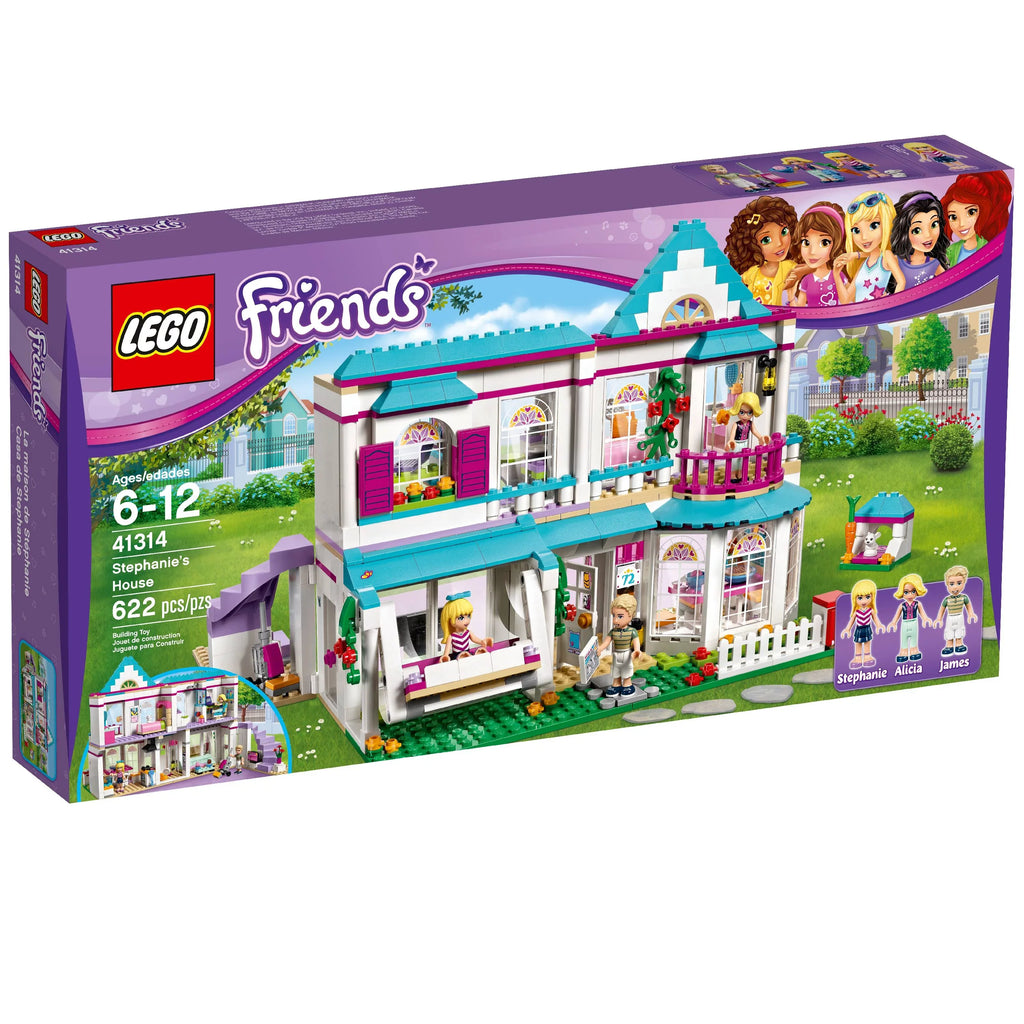 LEGO Friends Stephanie's House 41314 Toy Dollhouse Playset (622 pcs)