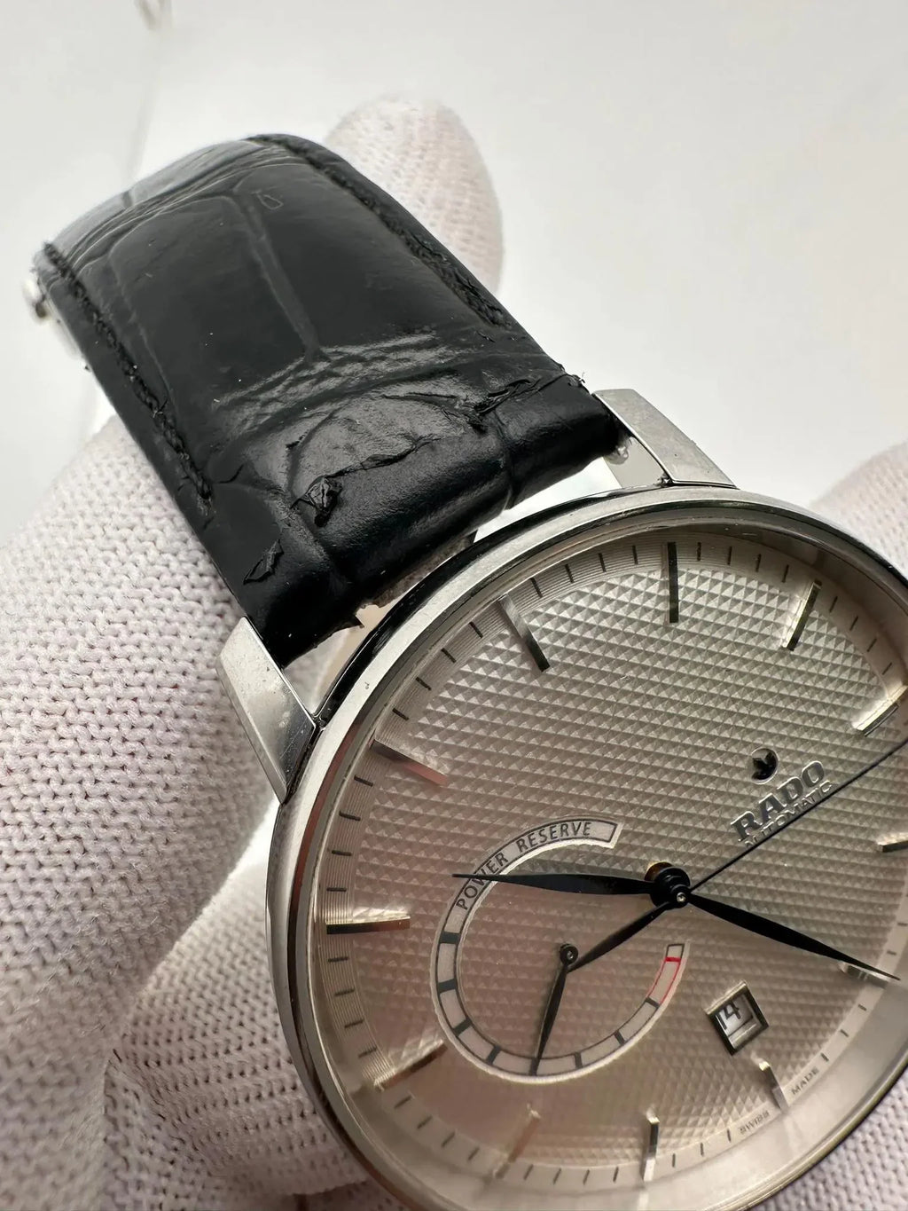 Pre-owned Rado Coupole Classic XL Steel Automatic Men Watch R22878015 (Good)
