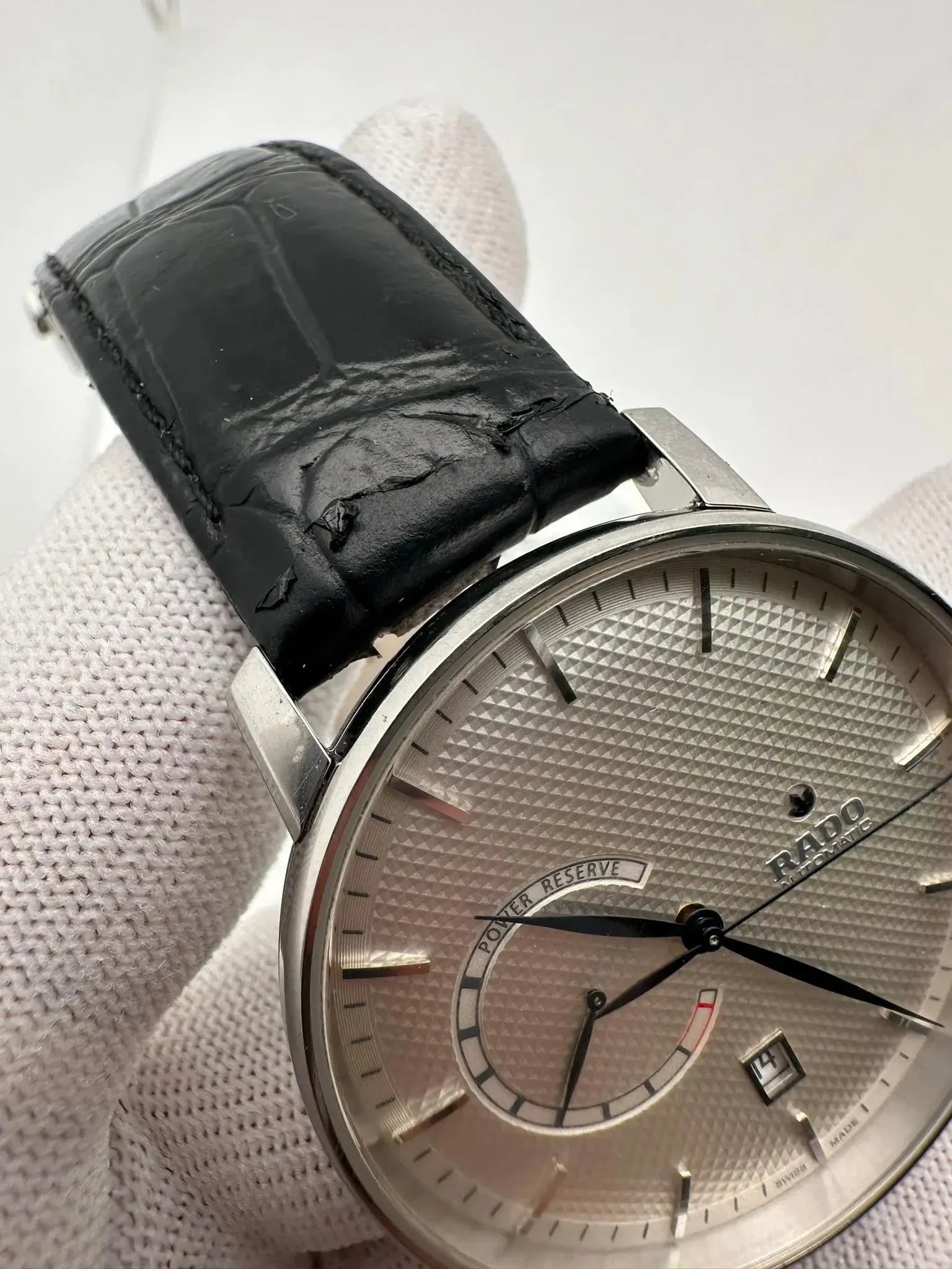 Pre-owned Rado Coupole Classic XL Steel Automatic Men Watch R22878015 (Good)