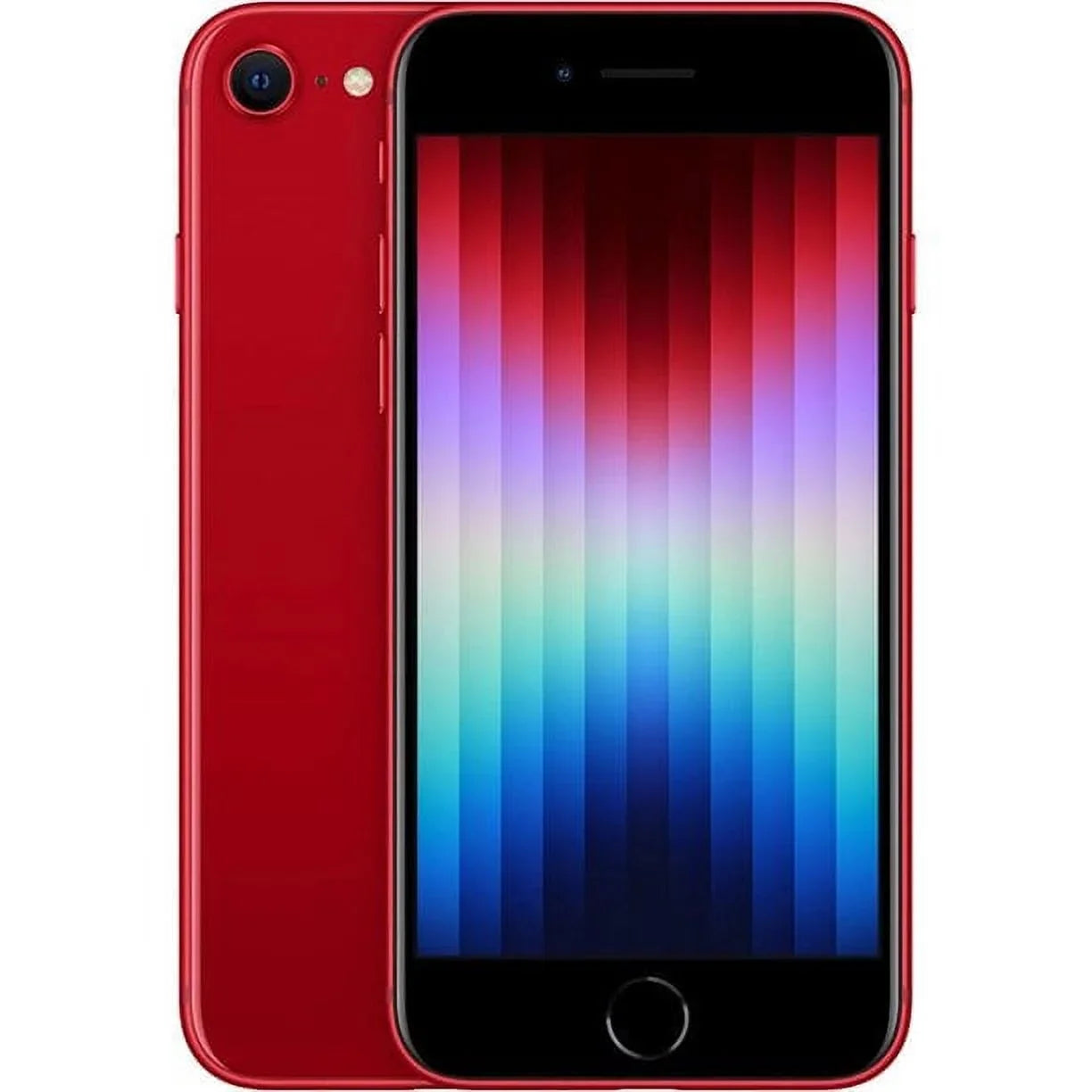 Restored Apple iPhone SE (3rd Gen) A2595 (Fully Unlocked) 128GB Red (Refurbished)