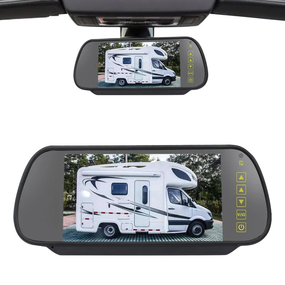 Dazzduo Brake Light Backup Camera, 7 in for Parking XIXIAN Camera N Backup Vans Crafter Light Sprinter Fesjoy 7 Sazoley with Monitor Brake 7 Mercedes-Benz LED 7 Matching , 7 Dabey Mercedes- ERYUE