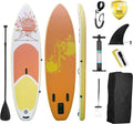 Deluxe Pink Inflatable Stand Up Paddle Board - Complete kit with multiple accessories and backpack for easy carrying - 27.55 - Experience stability and ease with our versatile paddle board!