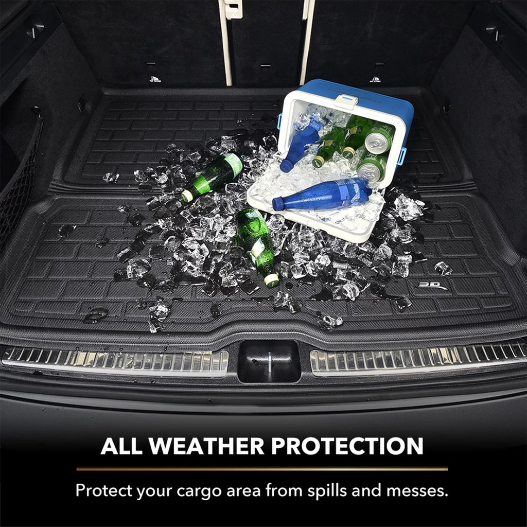 3D MAXpider KAGU Cargo Liner (BLACK) Suitable with AUDI Q7 (4M)/SQ7 (4M) 2017-2024 - Cargo Liner