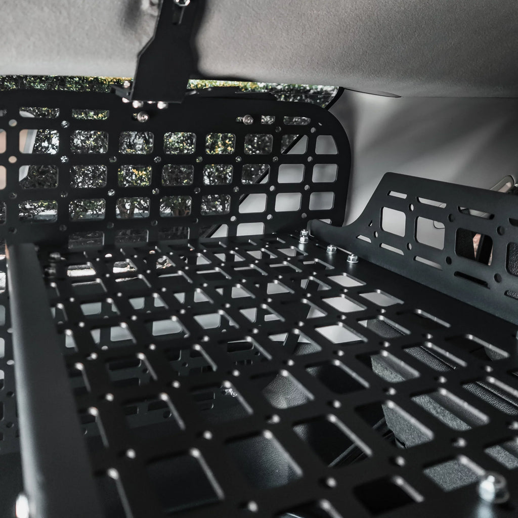 BAKOD Molle Storage Window Shelf Set Panel for 2010-2023 Toyota 4Runner Black MSW100 MSPS100