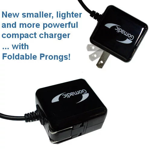 Gomadic Intelligent Compact AC Home Wall Charger suitable for the Asus Transformer T100 T100TA-H1-GR T100TA-C1-GR - High output power with a convenien