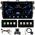 Binize Car Stereo for Toyota Corolla 08-12 Android 12 Suitable with CarPlay&Android Auto,9 Inch Touch Screen Double Din Car Radio Support Bluetooth, GPS Navigation, FM&AM, Backup Camera
