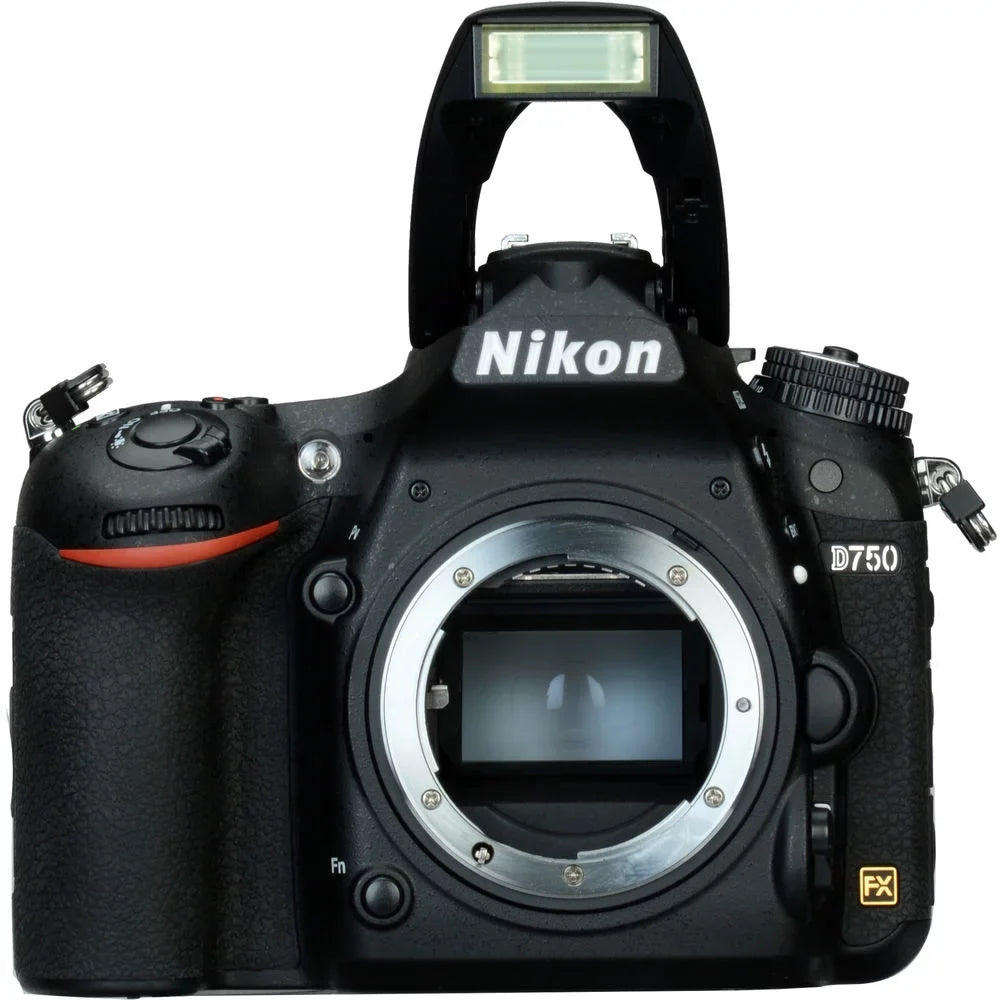 Nikon D750 24.3MP DSLR Digital Camera with AF 50mm f/1.8D Lens (1543) Bundle with SanDisk 64GB SD Card + Camera Bag + Filter Kit + Spare Battery + Telephoto Lens