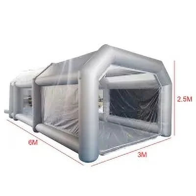 MIDUO Portable Mobile Inflatable Car Paint Spray Booth Tent Cabin w/ Air Filter System