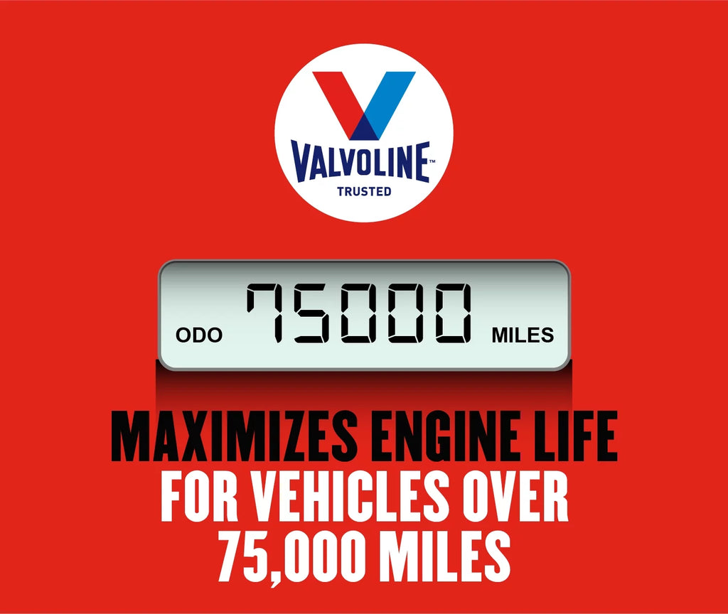 Valvoline High Mileage MaxLife 10W-30 Synthetic Blend Motor Oil 12 QT Garage Box